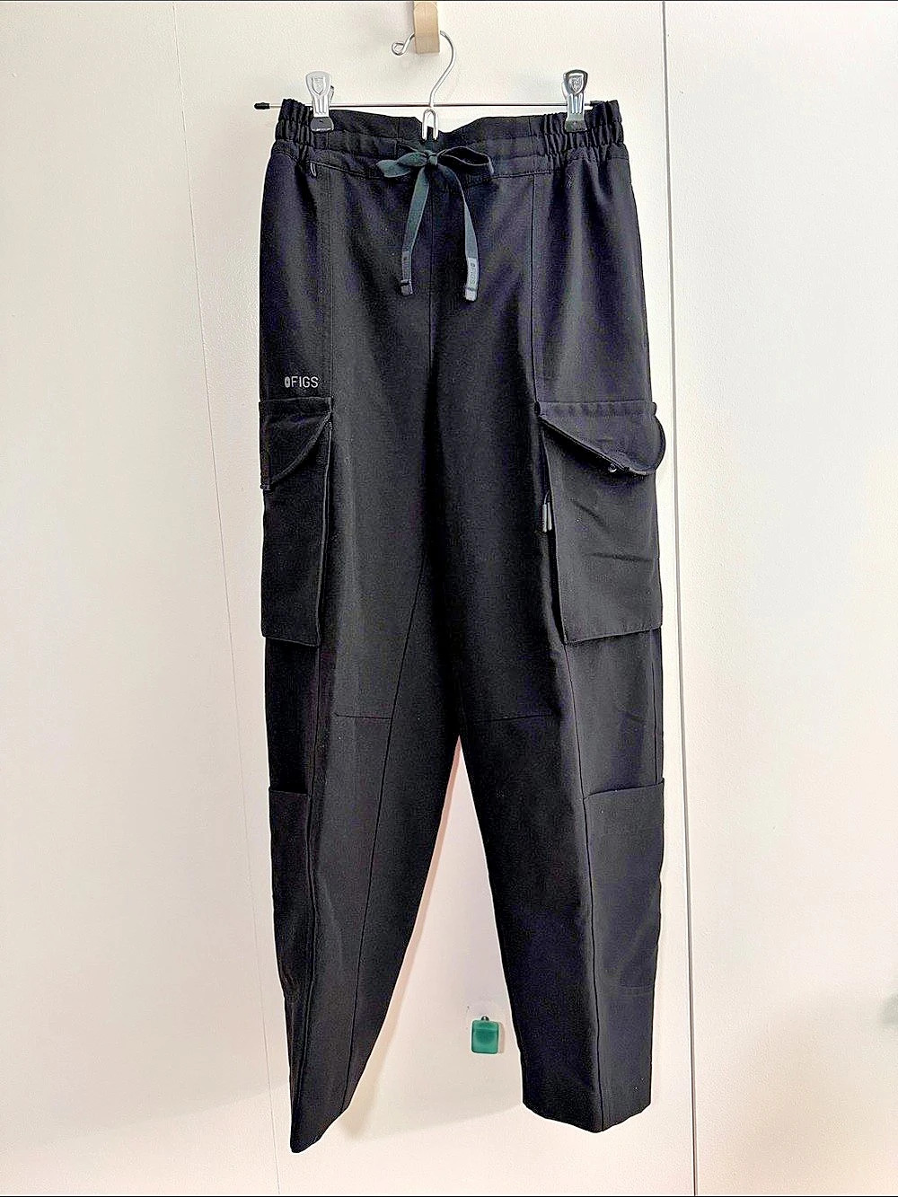 FIGS Technical Collection Black Cargo Pants Size XS